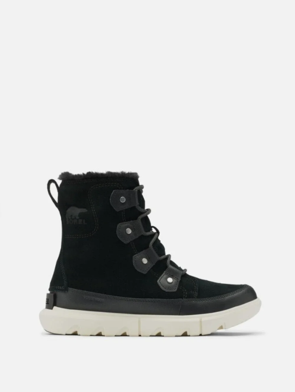 Sorel Explorer II Joan Faux Fur Waterproof Lace-Up Shoes Size 9.5